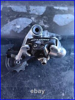 CAMPAGNOLO RECORD Titanium 10-Sp. Mid- Cage Rear Derailleur RARE VERSION MINT