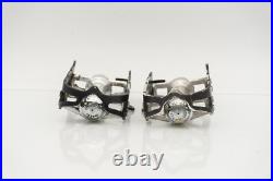CAMPAGNOLO SUPERLEGGERI RECORD PEDALS STEEL VINTAGE QUILL OLD ROAD BIKE 1037 80s