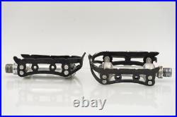 CAMPAGNOLO SUPERLEGGERI RECORD PEDALS STEEL VINTAGE QUILL OLD ROAD BIKE 1037 80s