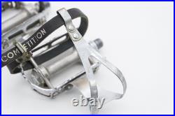 Campagnolo 1037 Record Pedals Steel Vintage Quill Road Bike 70s Silver Bicycle