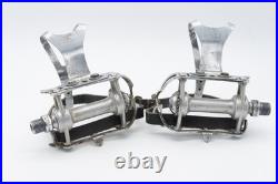 Campagnolo 1037 Record Pedals Steel Vintage Quill Road Bike 70s Silver Bicycle