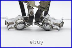 Campagnolo 1037 Record Pedals Steel Vintage Quill Road Bike 70s Silver Bicycle