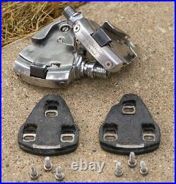 Campagnolo C Record SGR-1 Clipless Pedals Cleats Vintage Race Bike Aero Cinelli