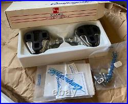 Campagnolo C-Record SGR Pedals Clipless 9/16 with Cleats Bike Delta Record NOS
