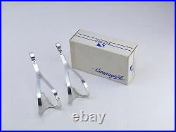 Campagnolo C Record Toe clips XL ALLOY Vintag Bicycle EXTRA LARGE LAST SET! NOS
