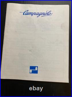 Campagnolo C-Record Vintage Nouvo 80s/90s aero pedal with Instruction from Japan