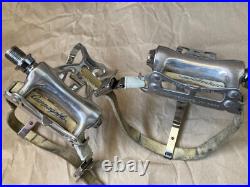 Campagnolo C-Record Vintage Nouvo 80s/90s aero pedal with Instruction from Japan