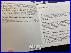 Campagnolo C-Record Vintage Nouvo 80s/90s aero pedal with Instruction from Japan
