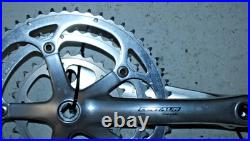 Campagnolo Centaur Road Bike Crank Set BCD130 52/42/30t 175mm ISO Silver Campy Campagnolo Centaur Road Bike Crank Set BCD130 52/42/30t 175mm ISO Silver Campy