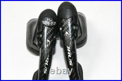 Campagnolo Chorus Carbon Fiber Shift Levers 10 Speed Drop Bar Shifter Set 10s