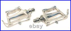 Campagnolo Croce D'Aune Road Pedals C-Record Era with Straps Strada NOS NEW