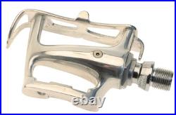 Campagnolo Croce D'Aune Road Pedals C-Record Era with Straps Strada NOS NEW