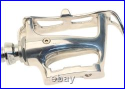 Campagnolo Croce D'Aune Road Pedals C-Record Era with Straps Strada NOS NEW