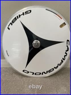 Campagnolo GHIBLI NOS Record 11s Carbon Disc Wheel TT Tubular Road