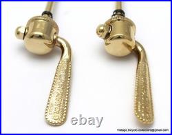 Campagnolo Gold Plated Quick Release Skewers for NUOVO SUPER RECORD HUBS Campagnolo Gold Plated Quick Release Skewers for NUOVO SUPER RECORD HUBS