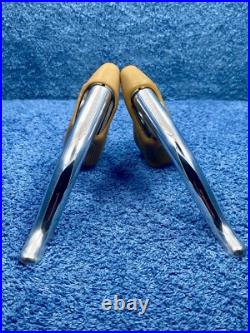 Campagnolo Nuovo Record Brake Levers Early Type Polished With Nice Remade Hoods