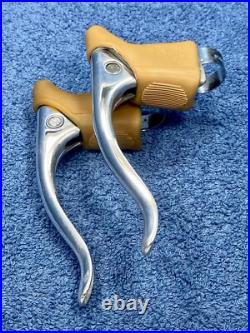 Campagnolo Nuovo Record Brake Levers Early Type Polished With Nice Remade Hoods