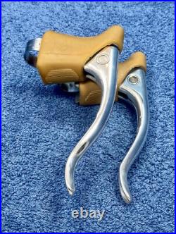 Campagnolo Nuovo Record Brake Levers Early Type Polished With Nice Remade Hoods