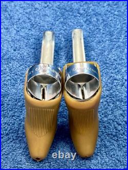 Campagnolo Nuovo Record Brake Levers Early Type Polished With Nice Remade Hoods