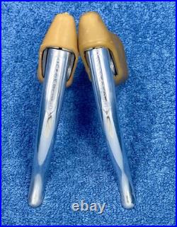 Campagnolo Nuovo Record Brake Levers Early Type Polished With Nice Remade Hoods