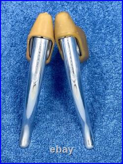 Campagnolo Nuovo Record Brake Levers Early Type Polished With Nice Remade Hoods