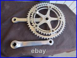 Campagnolo Nuovo Record Crank Set 170 42/52 Road Racing Vintage Bicycle