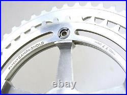Campagnolo Nuovo Record Crankset 170mm Vintage Bike 54-44 chainrings 1974 NOS