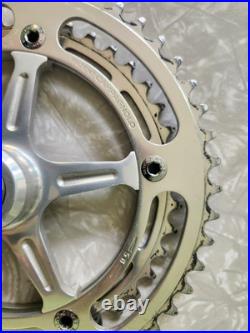 Campagnolo Nuovo Record Crankset 50/42 170mm with Campagnolo Dust Caps Vintage