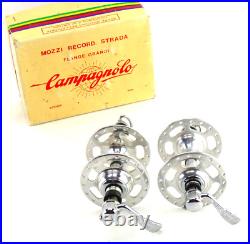 Campagnolo Nuovo Record HIGH FLANGE Hub Set 36H 126mm English Thread NOS