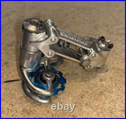 Campagnolo Nuovo Record Rear Derailleur Road Bike 1979 Alloy Blue Sealed Pulleys