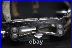 Campagnolo Nuovo Record Road Bike Pedals Lapize Straps Christophe Toe Clips