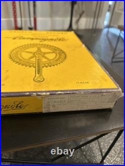 Campagnolo Nuovo Record Strada Road Bike Crankset 170mm 144 BCD NO RINGS Vintage