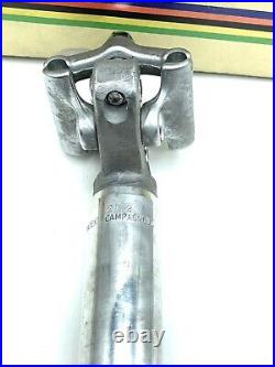 Campagnolo Nuovo Record seatpost 27.2 x 220mm Campy L'Eroica Italy Vintage