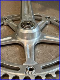 Campagnolo Nuovo Record tandem captain crankset pista 42t Reverse pedal threads Campagnolo Nuovo Record tandem captain crankset pista 42t Reverse pedal threads