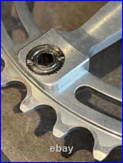 Campagnolo Nuovo Record tandem captain crankset pista 42t Reverse pedal threads Campagnolo Nuovo Record tandem captain crankset pista 42t Reverse pedal threads