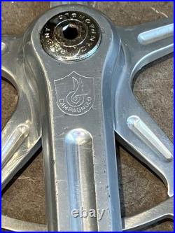 Campagnolo Nuovo Record tandem captain crankset pista 42t Reverse pedal threads Campagnolo Nuovo Record tandem captain crankset pista 42t Reverse pedal threads