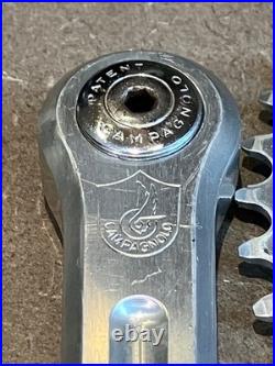 Campagnolo Nuovo Record tandem captain crankset pista 42t Reverse pedal threads Campagnolo Nuovo Record tandem captain crankset pista 42t Reverse pedal threads