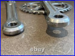 Campagnolo Nuovo Record tandem captain crankset pista 42t Reverse pedal threads Campagnolo Nuovo Record tandem captain crankset pista 42t Reverse pedal threads
