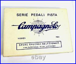Campagnolo Pista Silver Vintage Track Pedals Bicycle NOS Campy Record