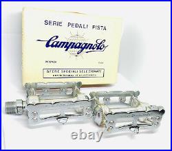 Campagnolo Pista Silver Vintage Track Pedals Bicycle NOS Campy Record
