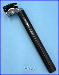 Campagnolo RECORD 27.2mm x 250mm Carbon Fiber Classic Seatpost GOOD-VGOOD USED
