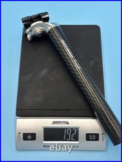 Campagnolo RECORD 27.2mm x 250mm Carbon Fiber Classic Seatpost GOOD-VGOOD USED