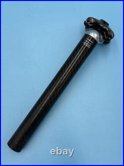 Campagnolo RECORD 27.2mm x 250mm Carbon Fiber Classic Seatpost GOOD-VGOOD USED