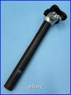 Campagnolo RECORD 27.2mm x 250mm Carbon Fiber Classic Seatpost GOOD-VGOOD USED Campagnolo RECORD 27.2mm x 250mm Carbon Fiber Classic Seatpost GOOD-VGOOD USED