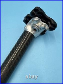Campagnolo RECORD 27.2mm x 250mm Carbon Fiber Classic Seatpost GOOD-VGOOD USED