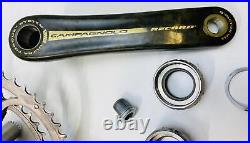 Campagnolo RECORD CARBON Ultra Torque CRANKSET 172.5 53/39 10 sp bicycle withBB