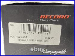Campagnolo RECORD CT 2x10-Speed 35mm Clamp-On Front Derailleur FD5-RE2C5CT