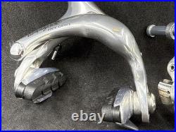Campagnolo RECORD Dual Pivot Silver Rim Brake Caliper Set EXCELLENT USED