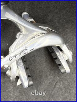 Campagnolo RECORD Dual Pivot Silver Rim Brake Caliper Set EXCELLENT USED