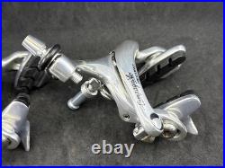 Campagnolo RECORD Dual Pivot Silver Rim Brake Caliper Set EXCELLENT USED